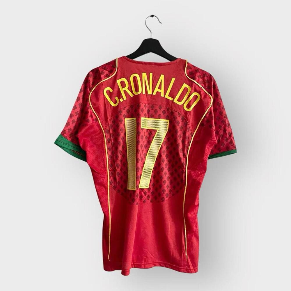 Ronaldo Portugal Home Euro Jersey Retro NEW Size L - Picture 2 of 7